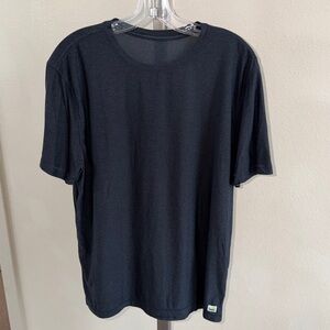 EUC Vuori Strato Tech Tee Men's Charcoal T-Shirt Large